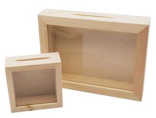 46.3710 Sparkasse mit Glas-Einsatz 10x10x4cm 