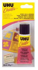 47265 UHU Creativ f.Stoff / Filz / Bänder 40g 