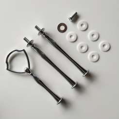 510043 Etagère Schild silber/ Set 