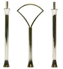 510046 Etagère Solfjäder silber / Set 