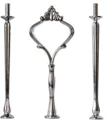 510054 Etagère Krone silber / Set 