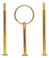 510064 Etagère rund gold   / Set 