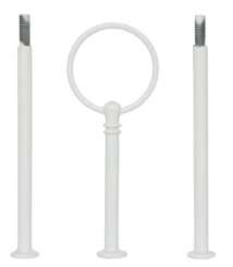 510065 Etagère rund weiss  / Set 