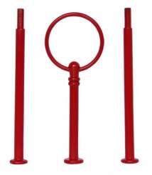 510066 Etagère rund rot    / Set 