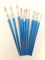 510098 Pinselset Synthetikfasern   12tlg 