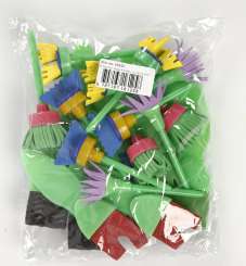 510114 Moosgummi-Strukturpinsel 4stk. assortiert 