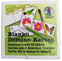 510360 Blanko-Domino-Karten 4,5x9  60St 