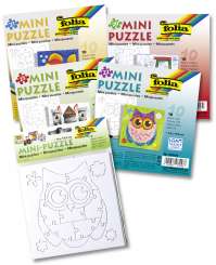 510402 Mini Puzzle 14x14.5cm 4St weiss 