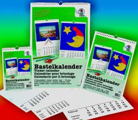 510482 Bastelkalender weiss A3 