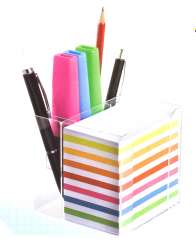 510526 Notizbox m.Stiftehalter 9.5x9.5 