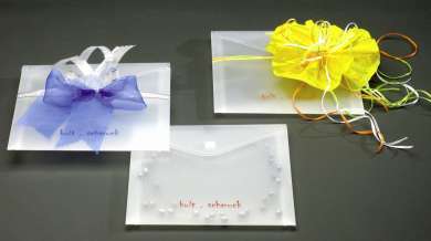 510560 Kuvert PP  halbtransparent  160x160mm 