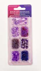 511852 Perlenset 7fach Violett 