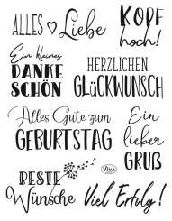 512403 Stempel Clear Sprüche 2 