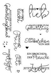 512405 Stempel Clear Sprüche 4 