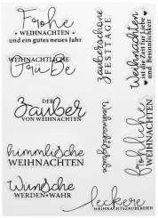 512406 Stempel Clear Sprüche Weihnachten 