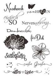 512408 Stempel Clear Sprüche Essen 