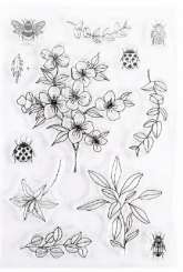 512422 Stempel Clear Blätter-Insekten 