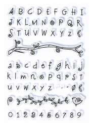 512430 Clear Stamp Alphabet 1 
