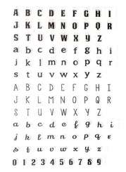 512431 Clear Stamp Alphabet 2 