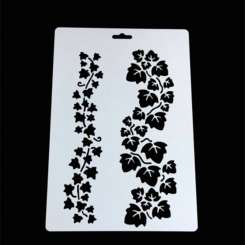 512452 Stencil Blätter 26.5x17.8cm 