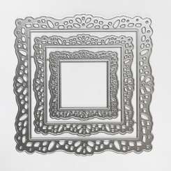 512536 Stanzschablone Rahmen 3-fach 