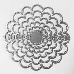 512538 Stanzschablone Blume 6-fach 