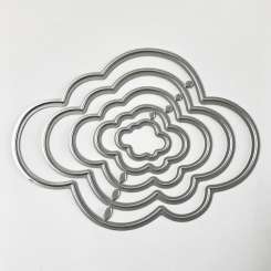 512539 Stanzschablone Wolke 5-fach 