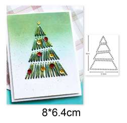 512543 Stanzschablone Tannenbaum 8.0x6.4 