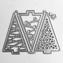 512547 Stanzschablone Tannenbaum 3fach 