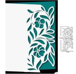 512550 Stanzschablone Blumen 105X49mm 