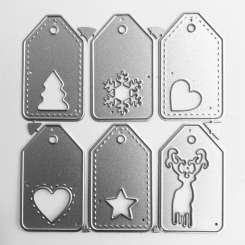 512556 Stanzschablone Etiketten 6fach 