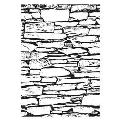 512596 Prägeschablone 106x150 Bruchsteine 