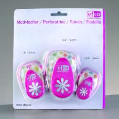512853 Motivlocher Set Gänseblümchen 3t 