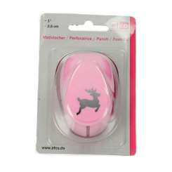 515058 Papierstanzer Rentier 21x18mm 