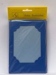 517576 Karten A6 Rechteck blau 