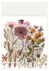 518175 Blumensticker braun 