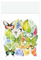 518176 Sticker Schmetterling farbig 