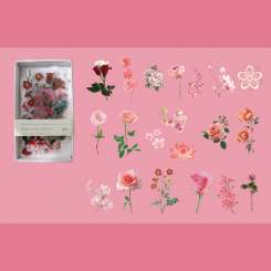 518195 Blumensticker 40Sstk. Rosa 