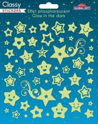 518271 Stickers Sterne nachtleucht. 