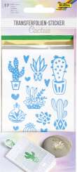 518272 Stickers Cactus inkl. 3 Transferfolien 