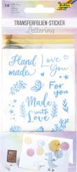 518274 Stickers Lettering inkl. 3 Transferfolien 