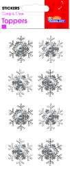 518311 Stickers Schneeflocken 8St. 