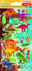 518402 Stickers Dinosaurier m. Dekokarte 