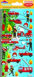 518412 Stickers Feuerwehr m. Dekokarte 