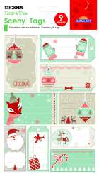 518500 Stickers Geschenk Etiketten schwarz / gold 