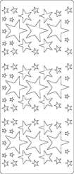 519091 Sticker Sterne silber    (72x) 