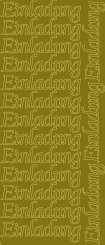 519106 Sticker Einladung 7cm gold (16x) 