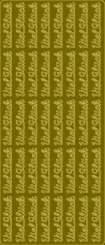 519142 Sticker Viel Glück gold   (40x) 