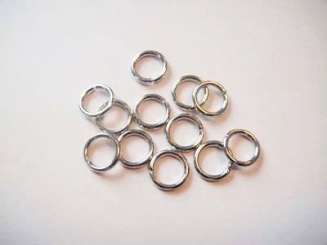 521082 Spaltring 1.5x10mm silber 12 St 