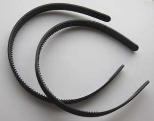 521494 Haarreif schwarz 12mmx35cm 2Stück 